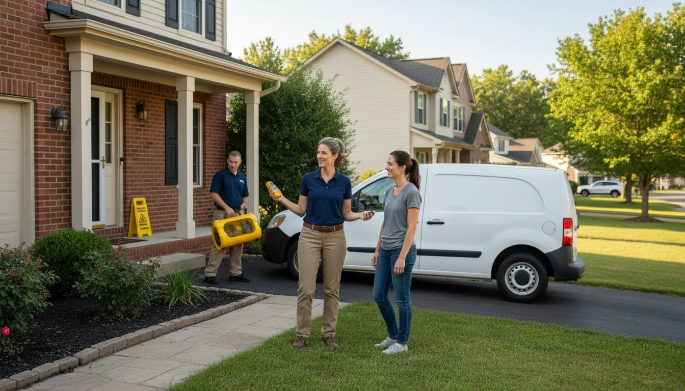 Water restoration image for Water Damage & Restoration Services in Epping, ND